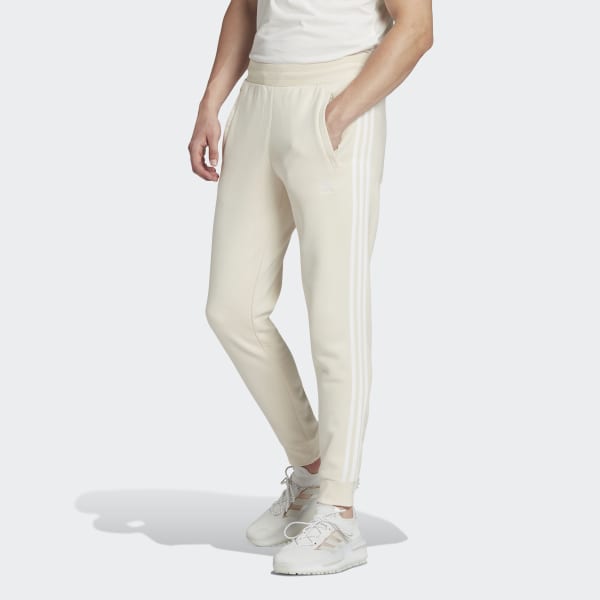 Beige online adidas joggers