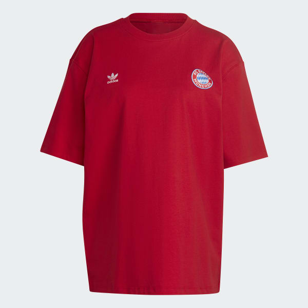 Red FC Bayern Essentials Trefoil T-Shirt