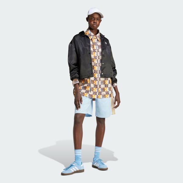Blue '80s Capri Shorts