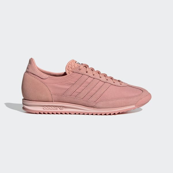 adidas slip on pink