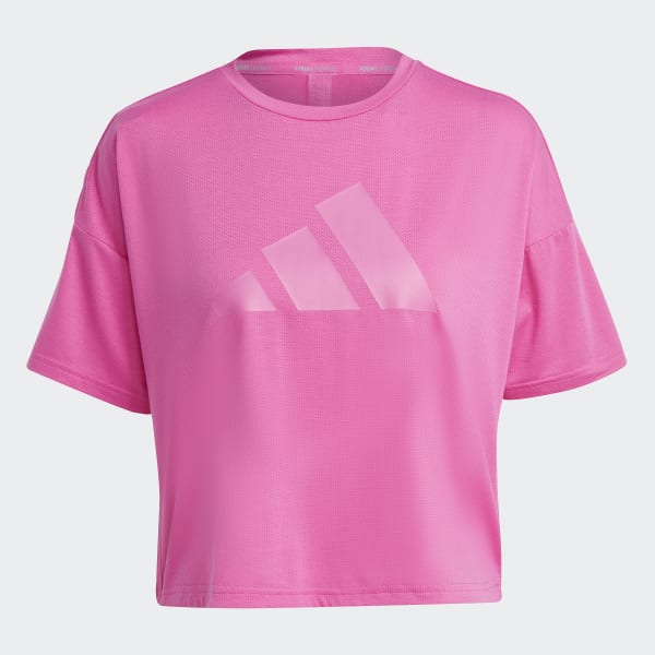 Pink Train Icons 3 Bar Logo Tee