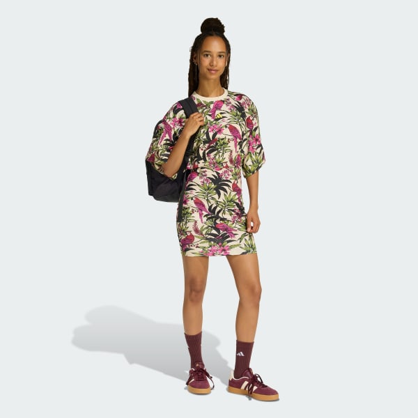 Bege VESTIDO adidas X FARM RIO