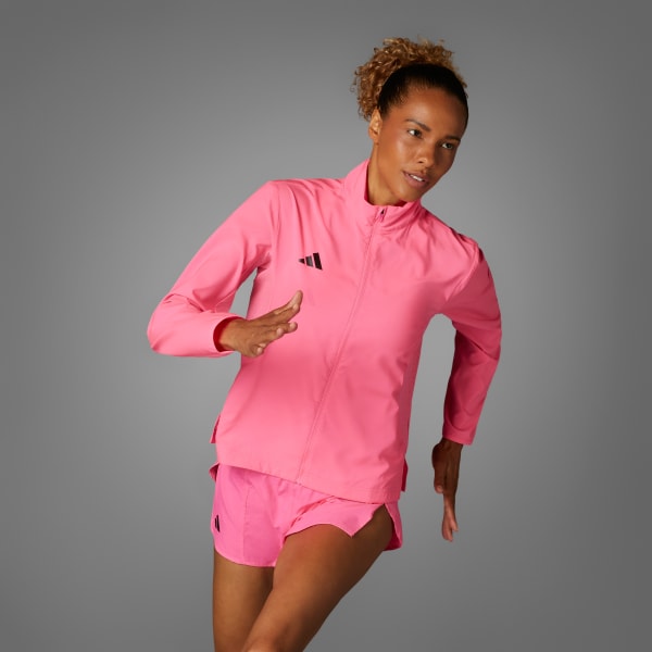 Rosa Chamarra de Running Adizero Essentials