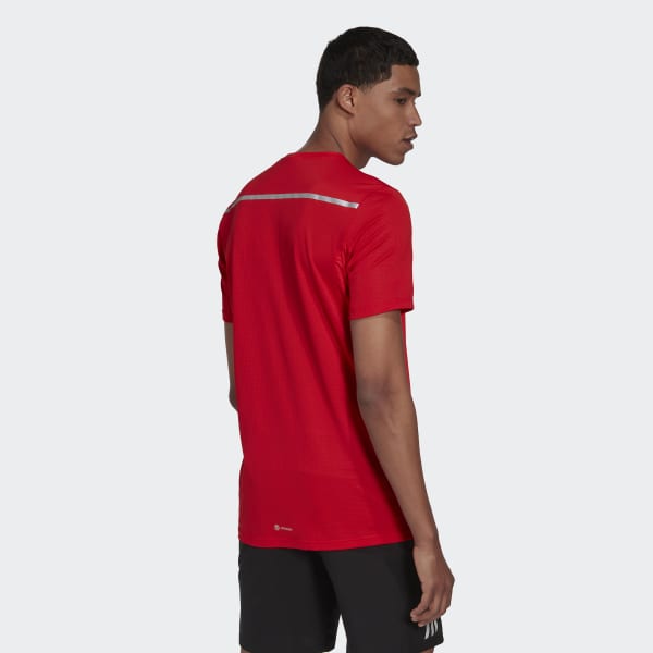 Red Own the Run Cooler Tee