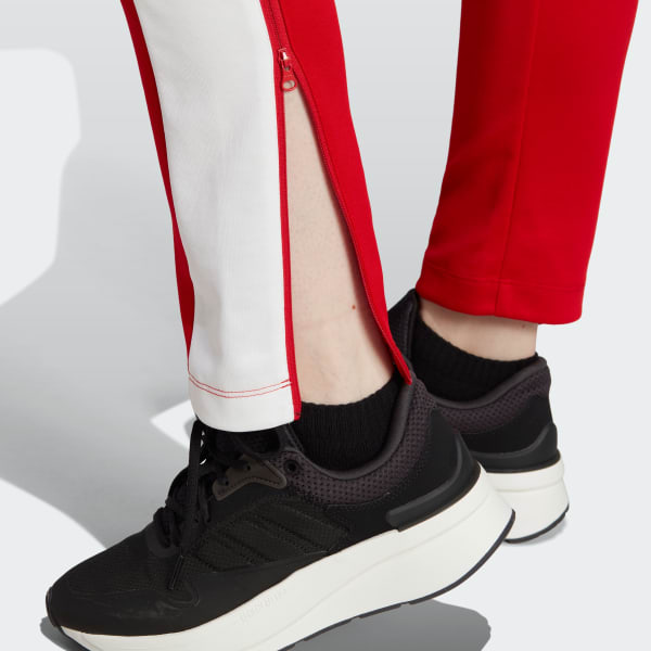 adidas Originals Women's Superstar Track Pants, Vivid Red, XX