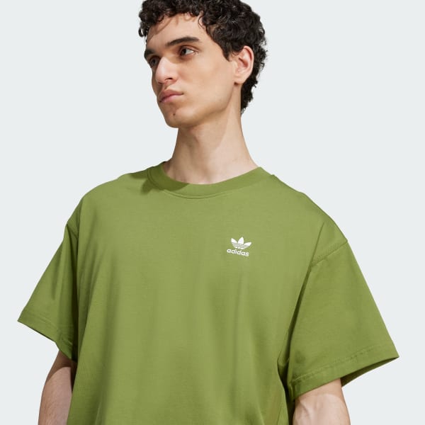 【Adidas コリア】 Trefoil Essentials Tee adidas Trefoil Essentials Tee - Green | Free Shipping with