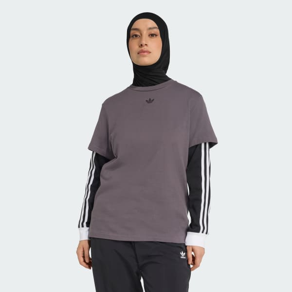 Cinza Camiseta Adibreak Adicolor