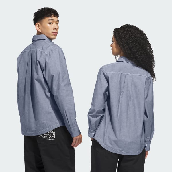 Verde CAMISA MANGA LONGA BOTÕES SKATEBOARDING x MARK GONZALES