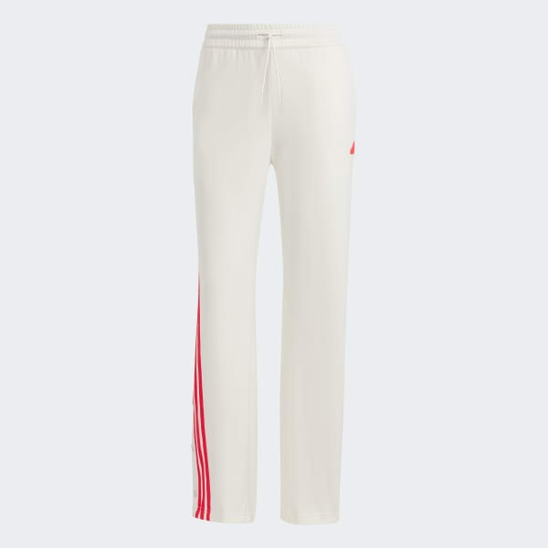 adidas Iconic Wrapping 3 Stripes Snap Trackpant White Free Shipping with adiClub adidas US