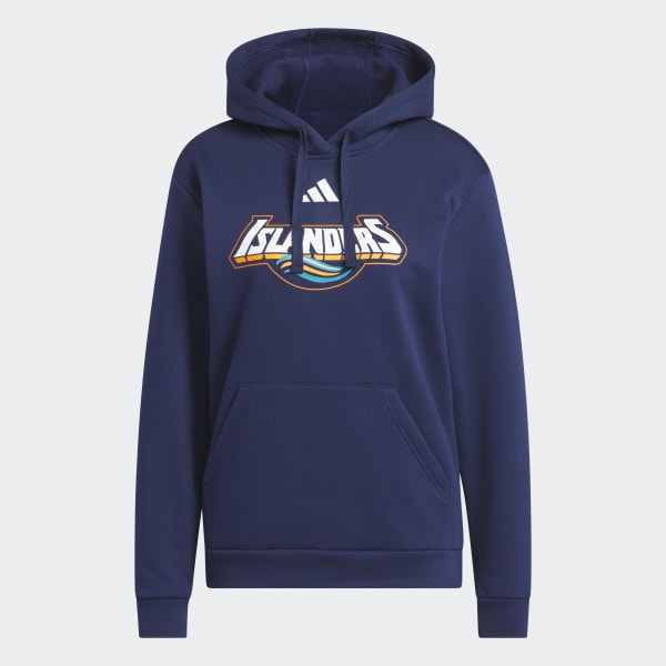 New York Islanders Adidas Navy Ultimate Hood Soft & Comfy Hoodie Sweatshirt