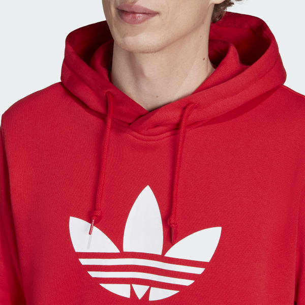 adidas Adicolor Classics Trefoil Hoodie - Red | Men\'s Lifestyle | adidas US | Sweatshirts