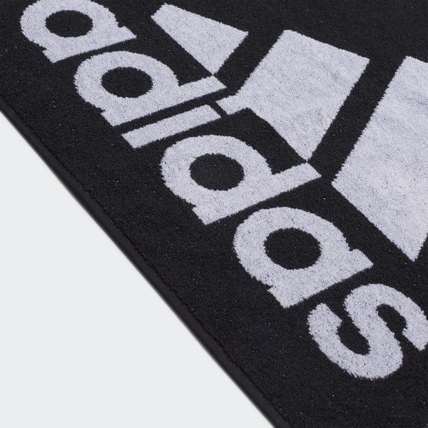 Black adidas Towel Small FAI02