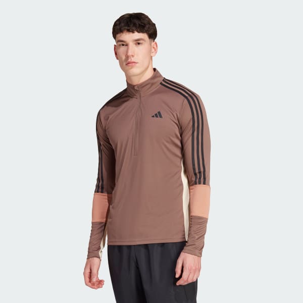 Cafe Camiseta Manga Larga Training Colorblock Quarter-Zip