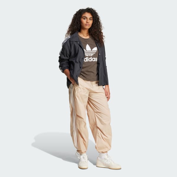 Verde Camiseta Boxy Adicolor Trefoil