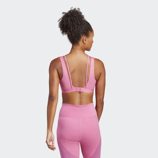 Pink Powerimpact Luxe Medium-Support Bra
