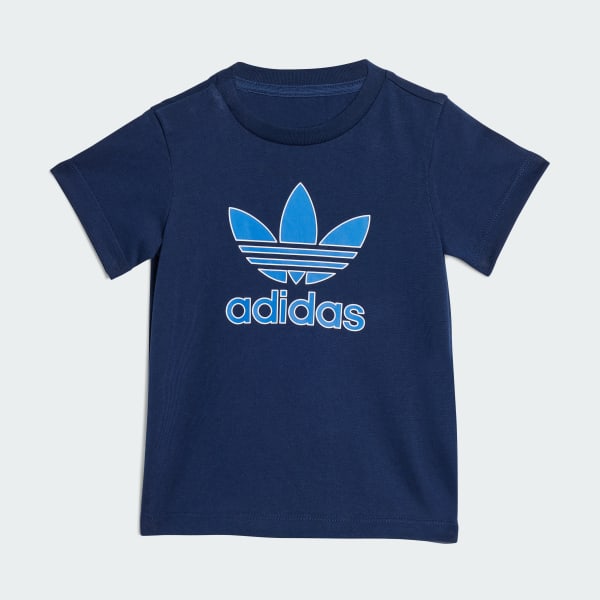 Azul Camiseta Trefoil Infantil