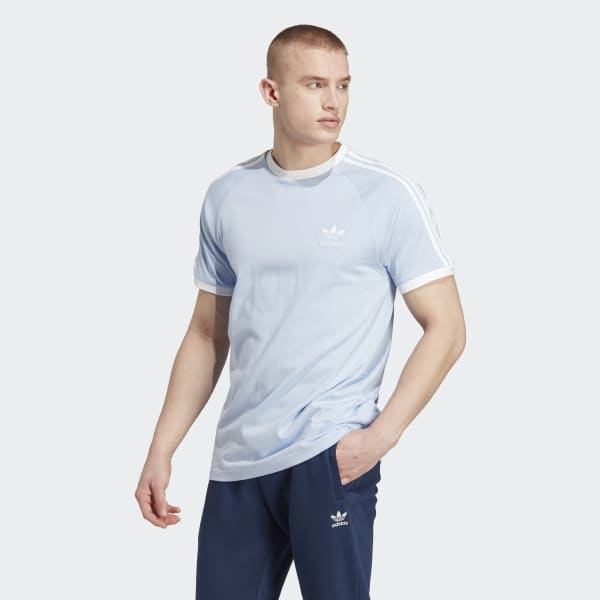 The brand with the shop 3 stripes t shirt