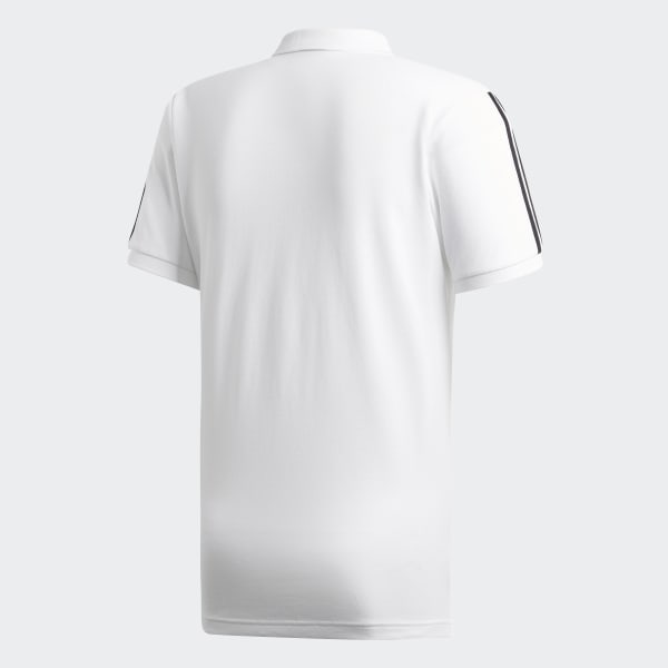 White 3-Stripes Polo Shirt