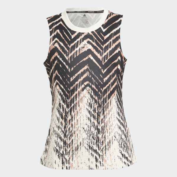 Bezowy Primeblue Tennis Match Tank Top