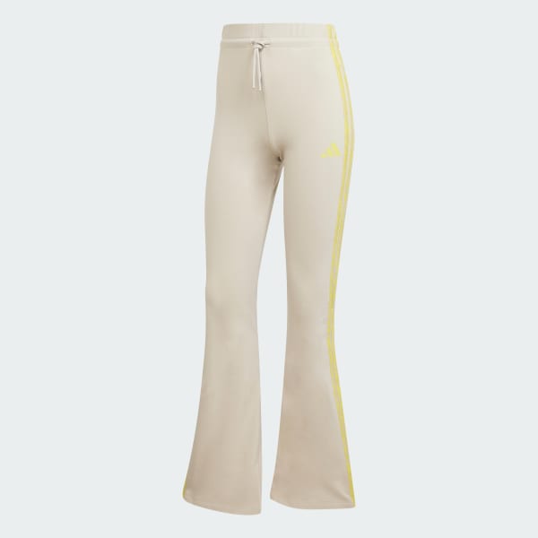 Beige Mallas Essentials 3 Tiras Algodón Estampadas Corte Alto