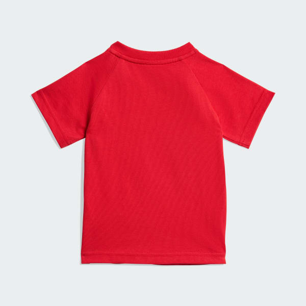 Rojo CONJUNTO DE POLO Y SHORTS TRIFOLIO