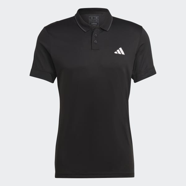 Black Tennis FreeLift Polo Shirt