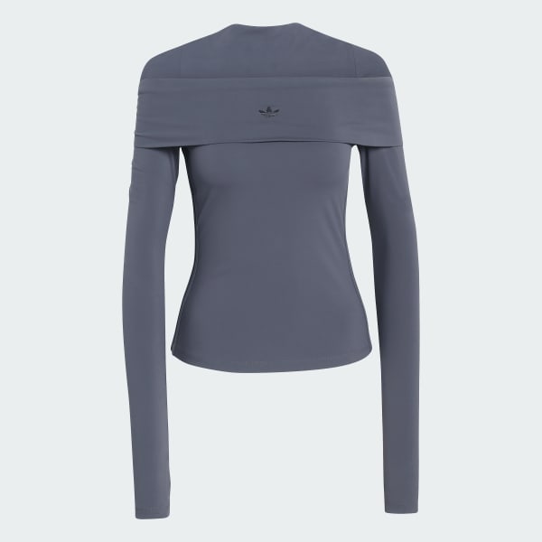 Preto Blusa MANGA LONGA OMBRO A OMBRO