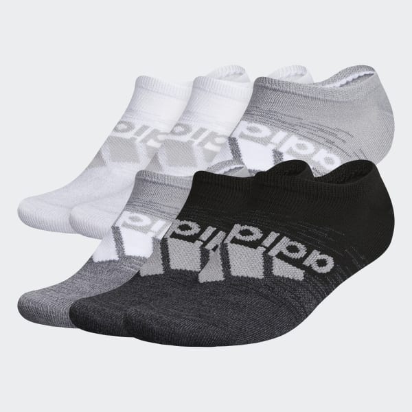 Multicolor Superlite Badge of Sport No-Show Socks 6 Pairs HIT60A