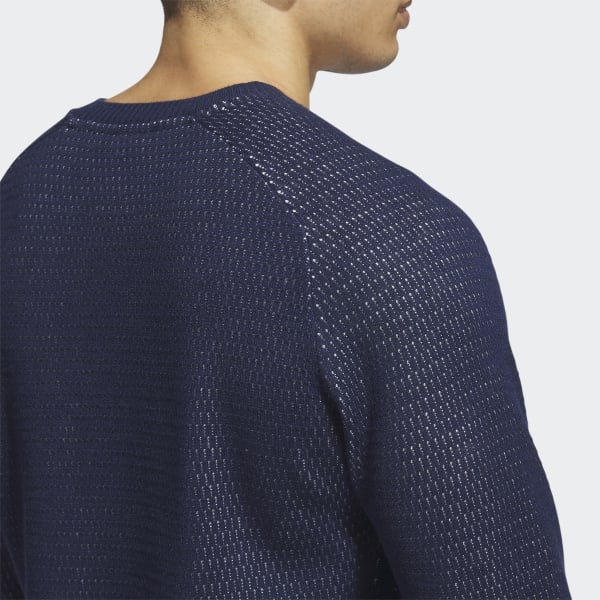 adidas Ultimate365 Tour Flat-Knit Golf Sweatshirt Blue | Men's Golf | US