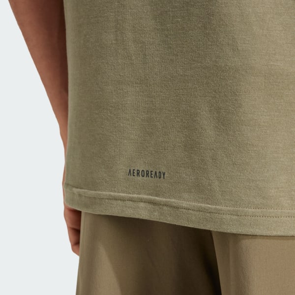 adidas Designed for Training Workout Tee - Green | Free