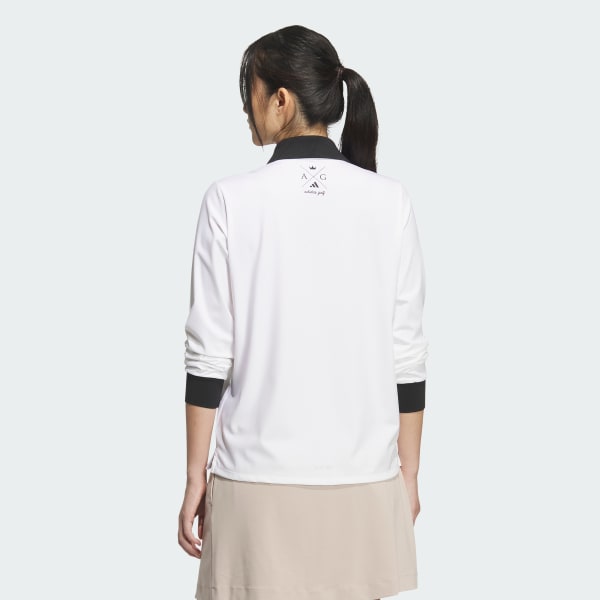 White HEAT.RDY POLO-SHIRT LONG SLEEVE