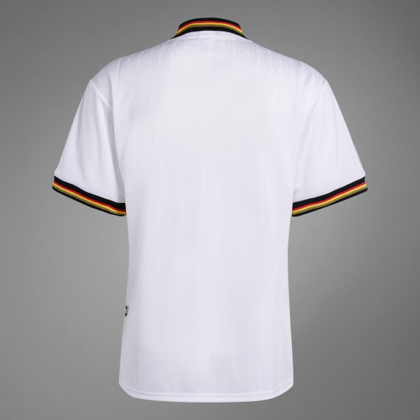 adidas Men's Soccer Germany 1996 Home Jersey - White adidas US adidas Men's Soccer Germany 1996 Home Jersey - White adidas US