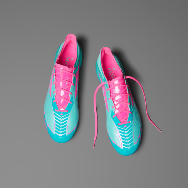 adidas F50 Elite Messi Firm Ground Cleats - Turquoise | Free