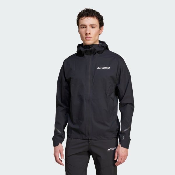 Schwarz TERREX Xperior 2.5 Layer Light Climaproof Jacke