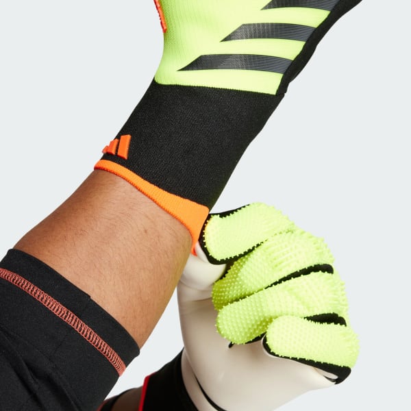 Yellow Predator Pro Goalkeeper Gloves