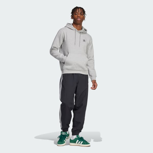 Grey Trefoil Essentials Hoodie