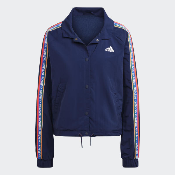 Azul Casaca Coach adidas x FARM Rio