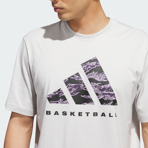 ★★Adairs★★ Basketball Tee Gray JC7834 Adidas Unisex Adidas Basketball Tee Gray JC7834 – Solestop.com