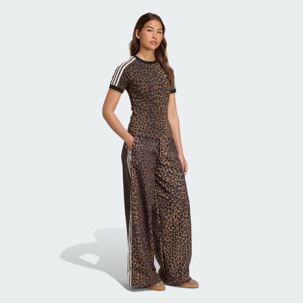 viacfarebná Tričko Leopard Cali