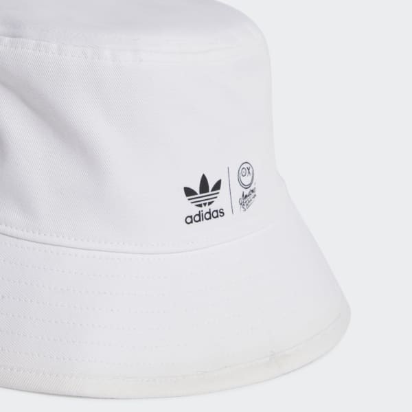 White adidas Originals x André Saraiva Bucket Hat