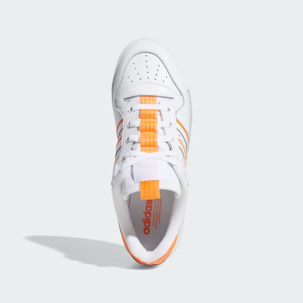 adidas rivalry low white orange