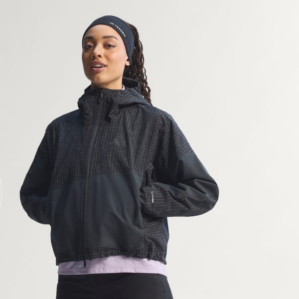 Negro Chaqueta Terrex Xploric 2 Layer CLIMAPROOF