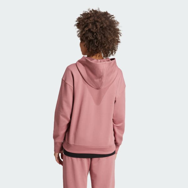 Rosado Polera con Capucha ALL SZN Tela French Terry Holgada