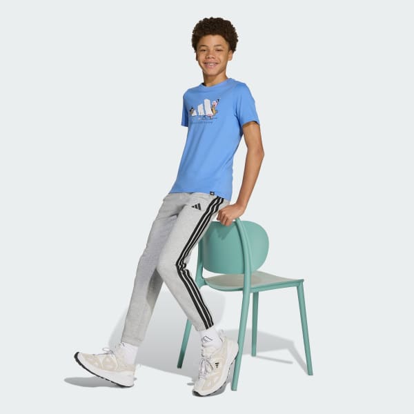 Niebieski Winter Sports Graphic T-Shirt Kids