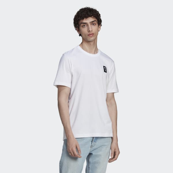 Hvid Juventus Graphic T-shirt