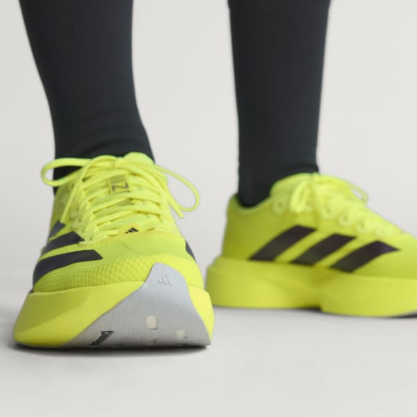 adidas ADIZERO EVO SL 蛍光イエロー adidas Adizero EVO SL Woven Shoes - Yellow | Free Shipping with