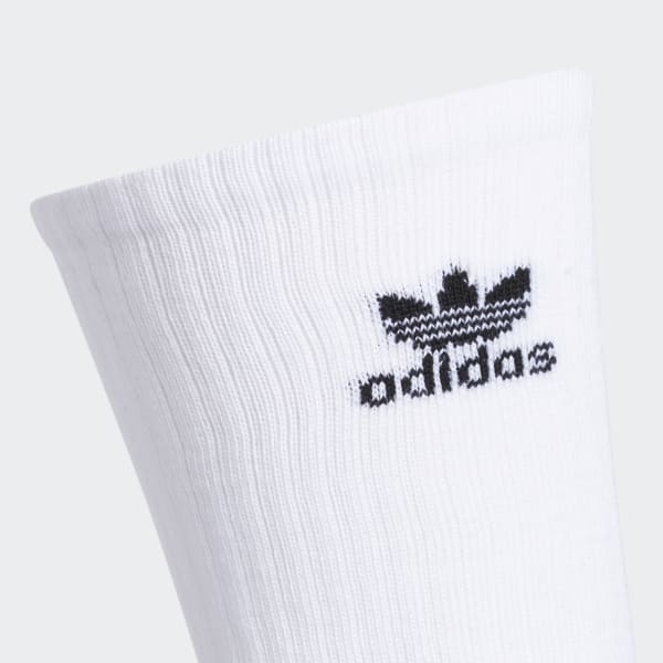 Trefoil Crew Socks Pairs - Black | unisex Lifestyle | adidas US