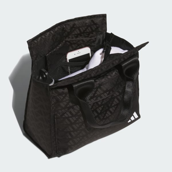 Black Round Tote Bag