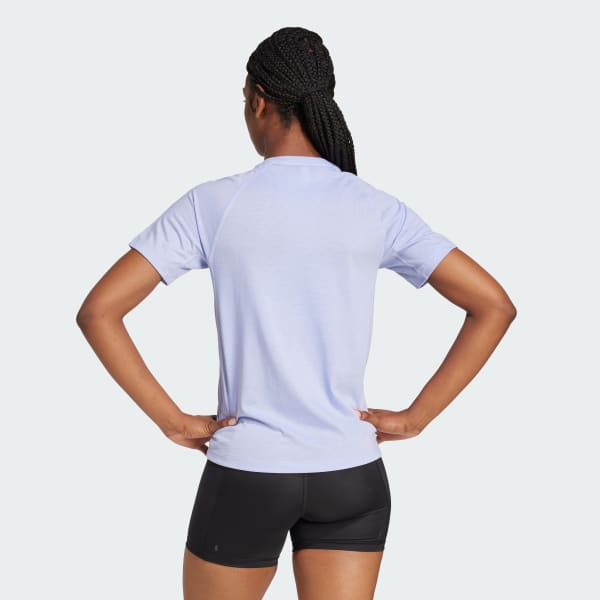 Morado Polera Own the Run 3 Tiras