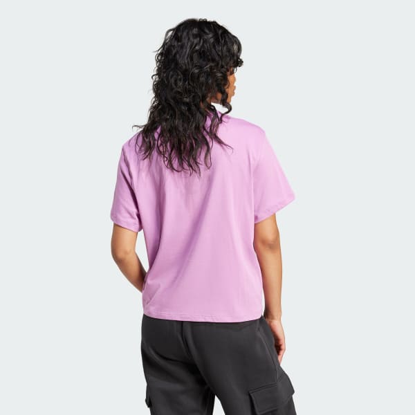Purple Adicolor Trefoil Boxy Tee